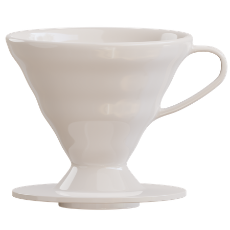 V 60 Kaffeefilter  3D Icon
