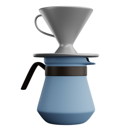 V 60 Kaffeefilter  3D Icon