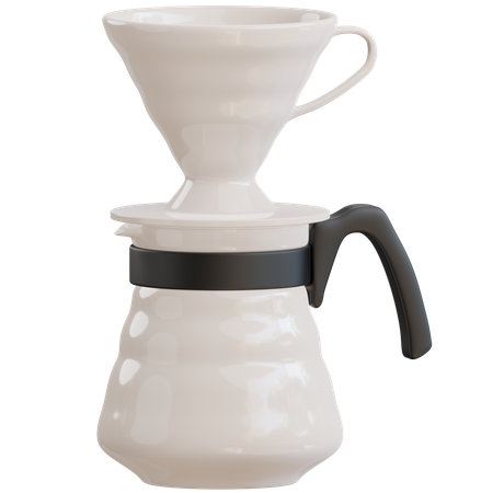 V 60 Kaffeemaschine  3D Icon