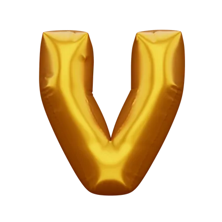 V  3D Icon