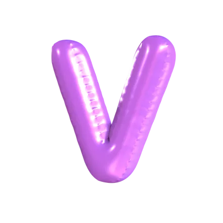 V Latter  3D Icon