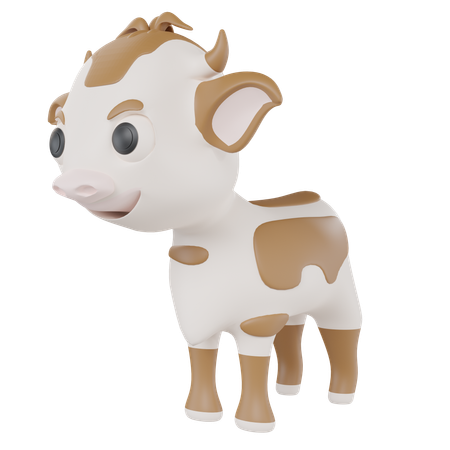 Vaca  3D Icon