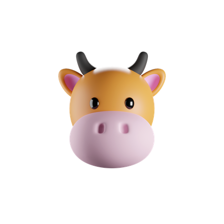 Vaca  3D Icon