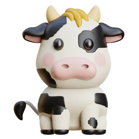 Vaca  3D Icon