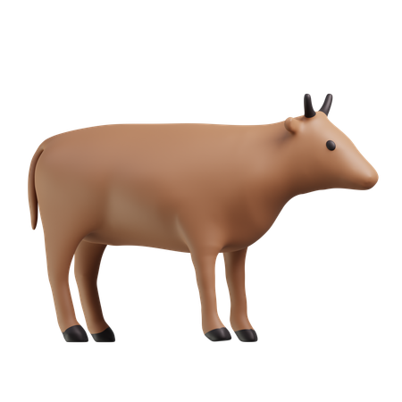 Vaca  3D Icon