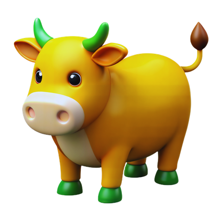 Vaca  3D Icon