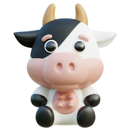 Vaca  3D Icon