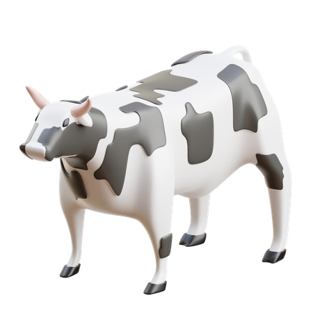 Vaca  3D Icon