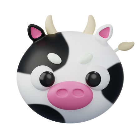 Vaca  3D Icon