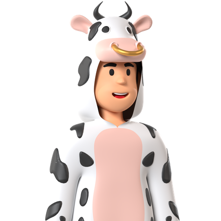 Vaca  3D Icon