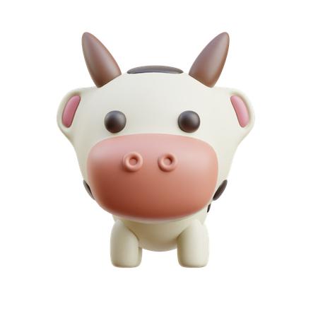 Vaca  3D Icon