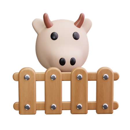 Vaca  3D Icon