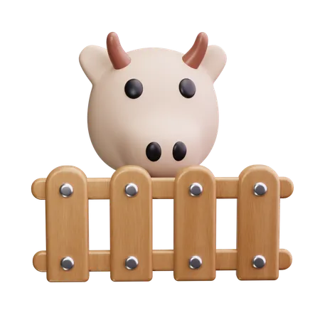 Vaca  3D Icon