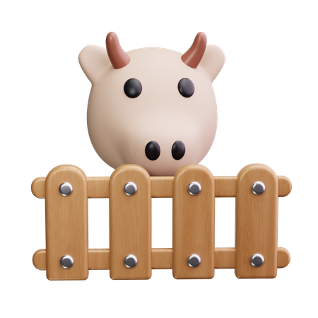 Vaca  3D Icon