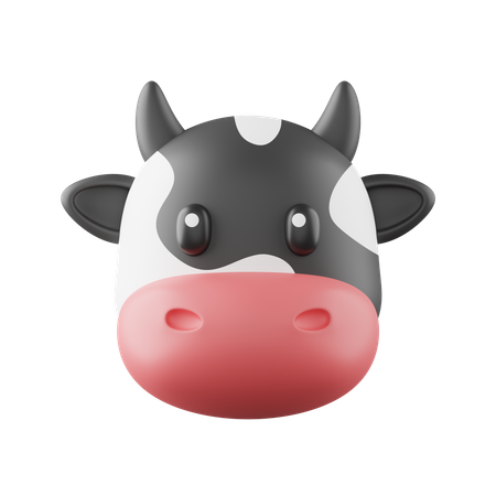 Vaca  3D Icon