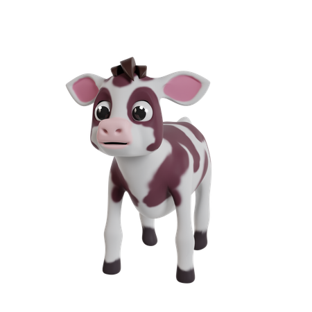 Vaca  3D Icon