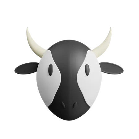 Vaca  3D Illustration