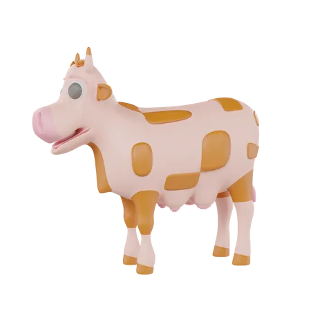 Vaca  3D Icon