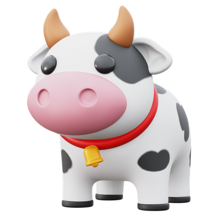 Vaca doméstica  3D Icon