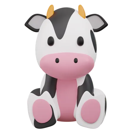 Vaca fofa  3D Icon