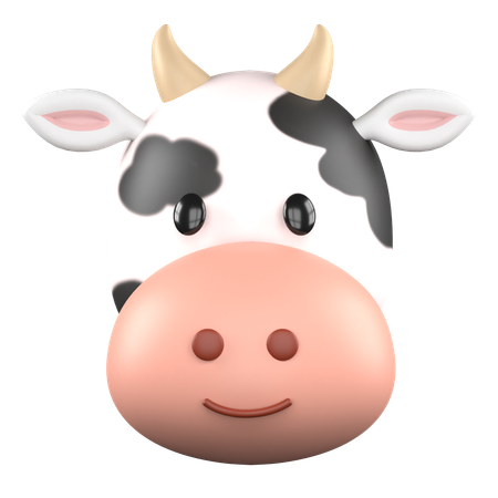 Vaca fofa  3D Icon