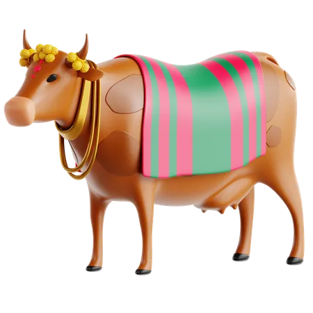 Vaca santa  3D Icon