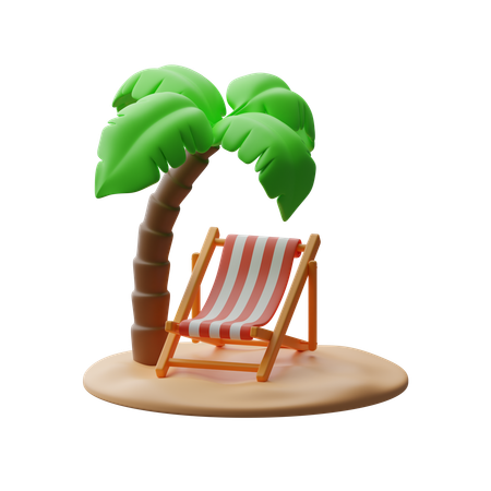 Vacaciones  3D Icon