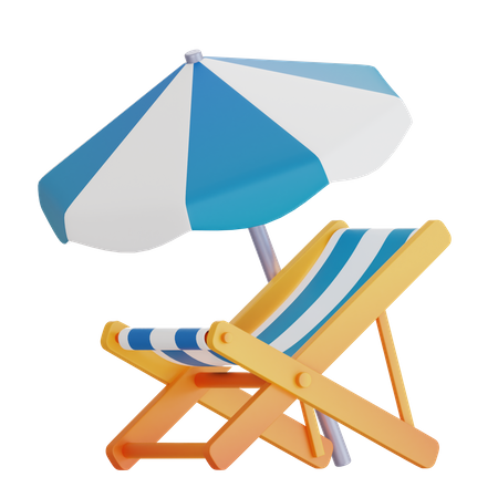 Vacaciones de verano  3D Icon