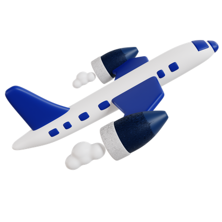 Aventura de vuelo de vacaciones  3D Icon