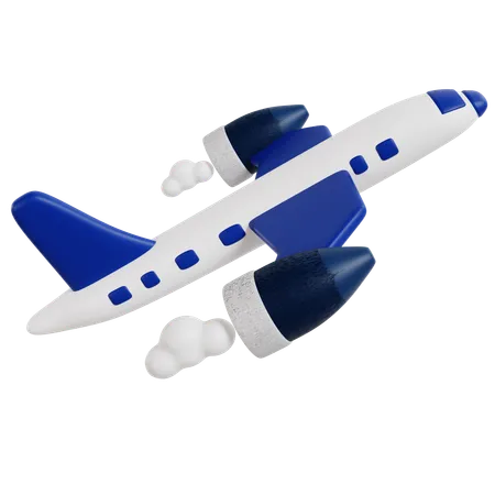 Aventura de vuelo de vacaciones  3D Icon