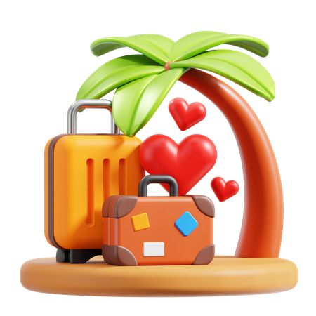 Vacances  3D Icon