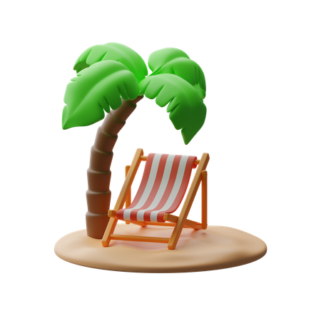 Vacances  3D Icon