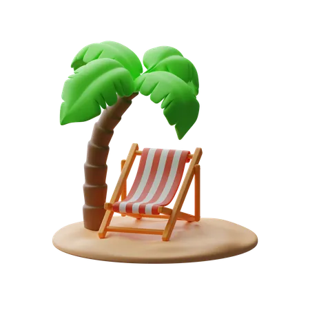 Vacanza  3D Icon