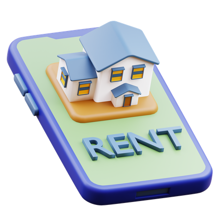 Vacation Rental  3D Icon