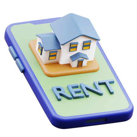 Vacation Rental  3D Icon
