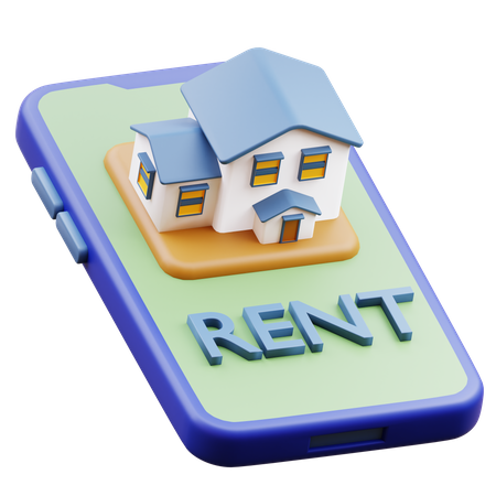 Vacation Rental 3D Icon