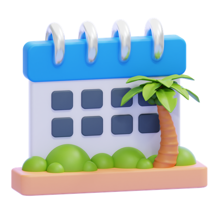 Vacation Time  3D Icon