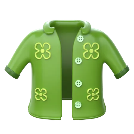 Vacation Wear 3 D Clothes Icon 3D Icon