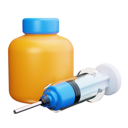 Vaccin  3D Icon