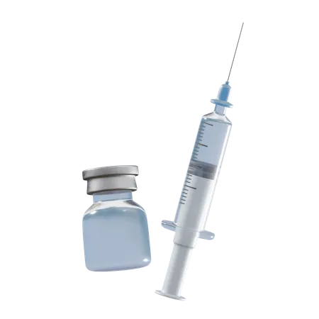 Vaccin  3D Illustration