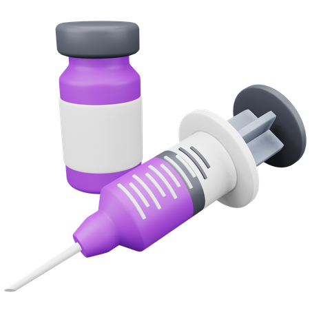 Vaccin  3D Icon