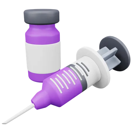 Vaccin  3D Icon