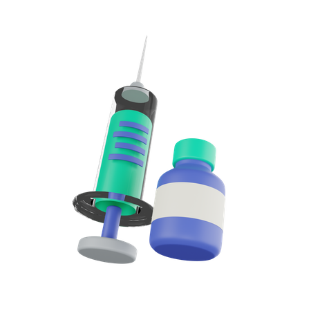 Vaccin  3D Icon