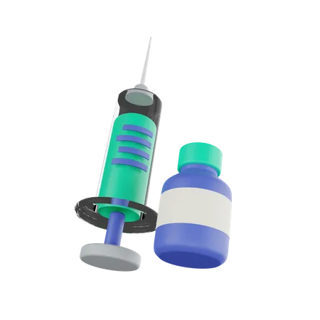 Vaccin  3D Icon