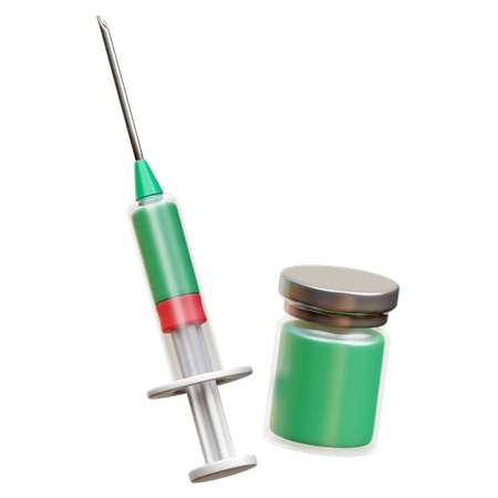 Vaccin  3D Icon