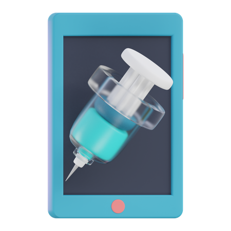 Application de vaccin  3D Icon