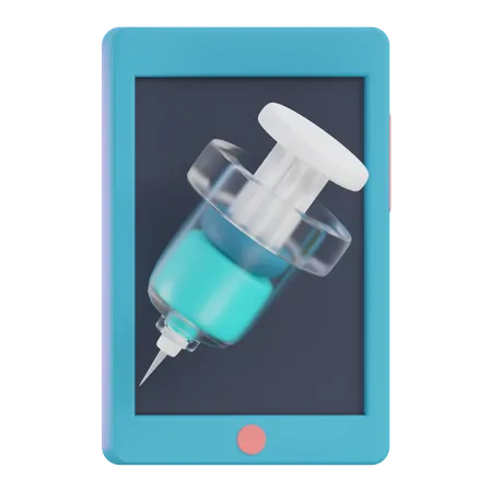 Application de vaccin  3D Icon