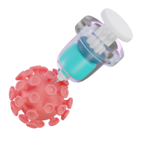 Vaccin contre le virus  3D Icon