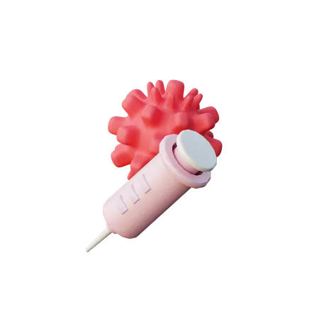 Vaccin Corona  3D Illustration