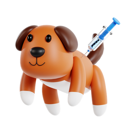 Vaccin pour chien  3D Icon